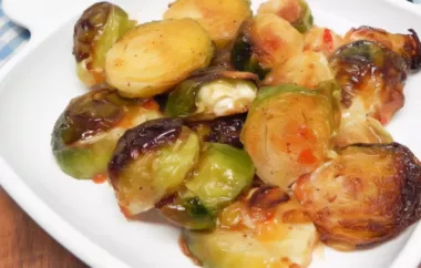 Sweet and Spicy Roasted Brussels Sprouts with a Kick
