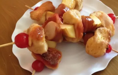 Sweet and sticky monkey bread gets a fun twist with these delicious kabobs.