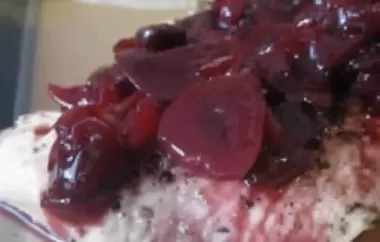 Sweet and Tangy Flathead Cherry Compote Recipe