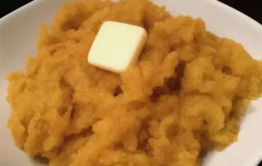 Sweet and Yummy Mashed Acorn Squash