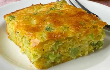 Sweet Onion Broccoli Cornbread