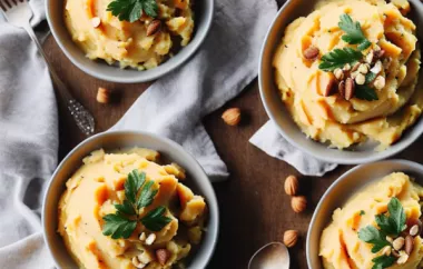 Sweet Potato and Hazelnut Mashed Potatoes