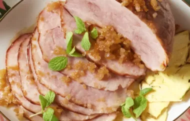 Sweet Slow Cooker Ham