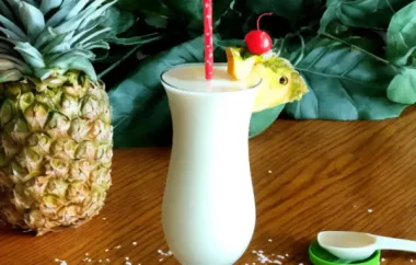 Tahini-Pina Colada Shake