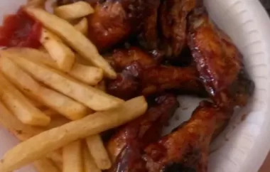 Tangy Barbecued Wings