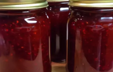 Tart and sweet Green Tomato Raspberry Jam for a unique twist on traditional jam recipes.