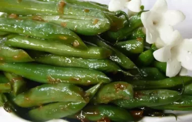 Tasty and Refreshing Asian-Inspired Green Bean Salad Recipe