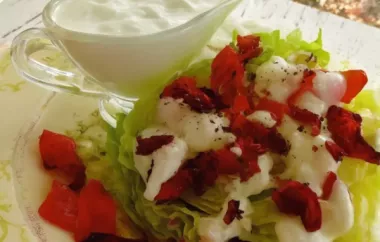 Tasty Blue Cheese Salad Dressing