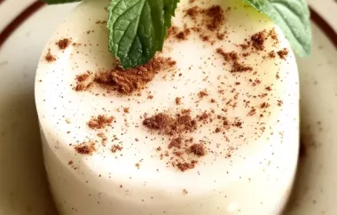 Tembleque de Coco - A Creamy Coconut Dessert