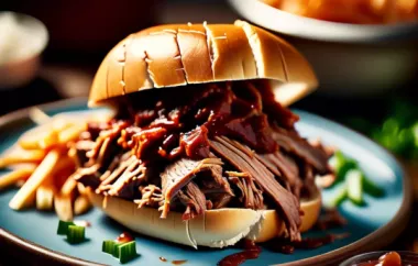 Tender and flavorful slow-cooked pulled pork inspired by Texas BBQ flavors.