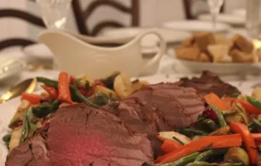 Tender and Juicy Chateaubriand with Wine Broth