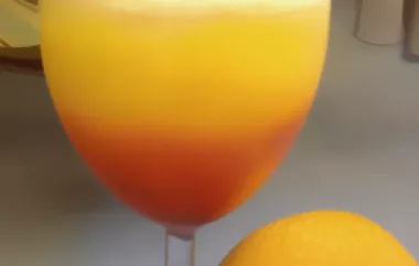 Tequila Sunrise Cocktail