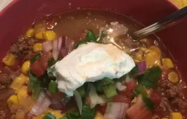Texas Taco Soup