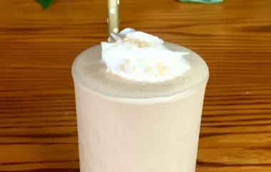 The Perfect Peanut Butter Milkshake
