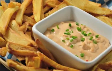 The Perfect Recipe for Authentic Flemish Frites with Creamy Andalouse Sauce