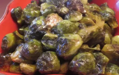 The Perfect Side Dish: Roasted Brussels Sprouts with a Sweet and Spicy Kick