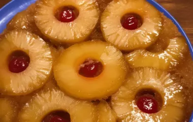 The Perfect Sweet Delight: Grandma's Pineapple Upside-Down Cake