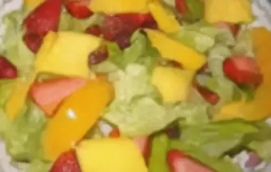 The Really Good Salad Recipe With Pieces of Fruit