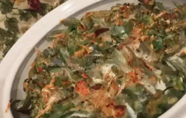 Three-Cheese Green Bean Casserole