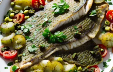 Tilapia With Green Tomato Tapenade