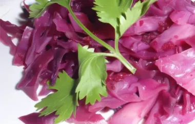 Traditional Danish Red Cabbage Recipe with a Twist