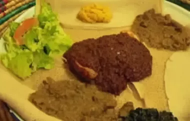 Traditional Ethiopian Injera: A Delicious and Healthy Ethiopian Flatbread Recipe