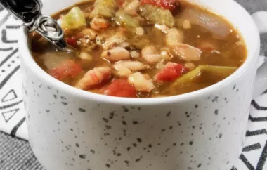 Traditional Greek Bean Soup Recipe