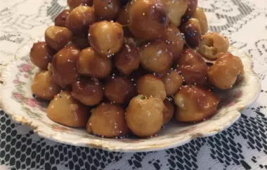 Traditional Italian Honey Balls