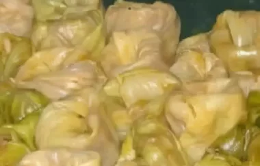Traditional Romanian Dish: Sarmale Stuffed Cabbage or Vine Leaves
