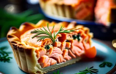 Traditional Russian Salmon Pie - Koulibiaka