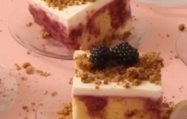 Triple-Berry Cheesecake Poke Cake