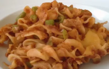 Tuna Tomato Noodle Casserole