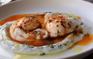 Turkish Eggs Cilbir - A Delicious and Healthy Breakfast Dish