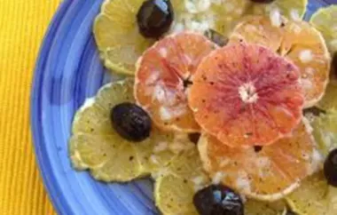 Turkish Orange Salad with Mediterranean Dressing