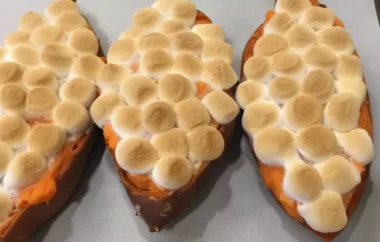 Twice Baked Sweet Potatoes with Browned Butter and Toasted Marshmallows
