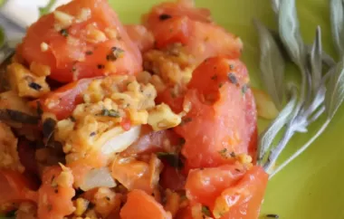 Unstuffed Tomatoes - A Delicious and Healthy Dish