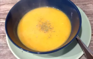 Vegan Butternut Squash Soup with Ginger Apple and Coconut Milk
