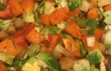 Vegan Cajun Chickpeas and Sauteed Vegetables