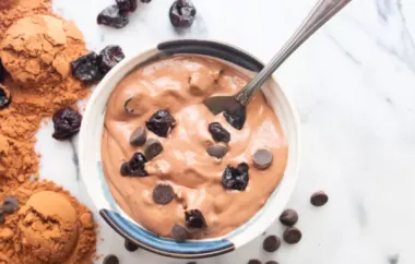 Vegan Chocolate-Cherry-Chip Nice Cream