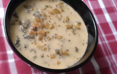 Vegan Creamy Mushroom and Farro Soup Recipe