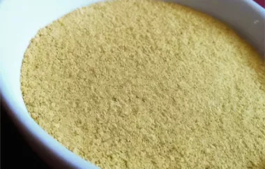 Vegan Parmesan Cheese Substitute