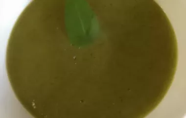 Vegan Zucchini Soup with Basil