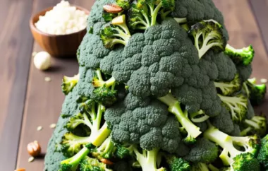 Vegetable Christmas Tree with Broccoli Recipe