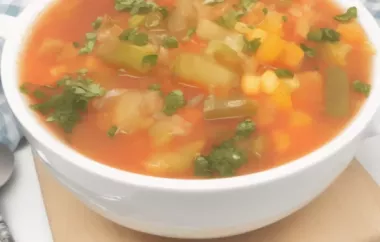 Vegetable Salsa Soup