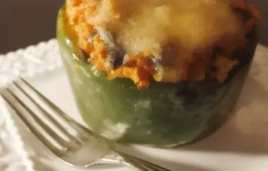 Vegetarian Mexican-Inspired Stuffed Peppers