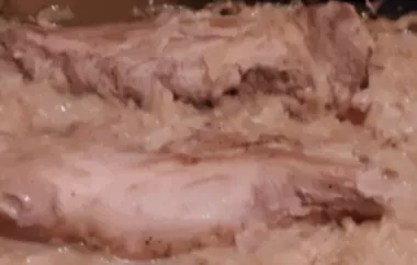 Vern's Roasted Pork Loin over Sauerkraut