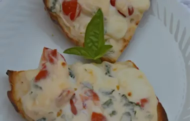 Warm and Creamy Baked Cheese Spread