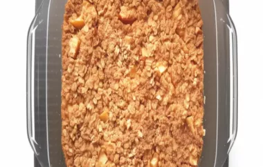 Warm and Nutritious Apple Crumble Baked Oatmeal