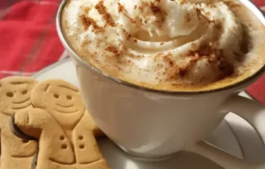 Warm up with a delicious Gingerbread Latte