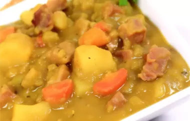 Warm up with this hearty Wintertime French-Style Split Pea Soup